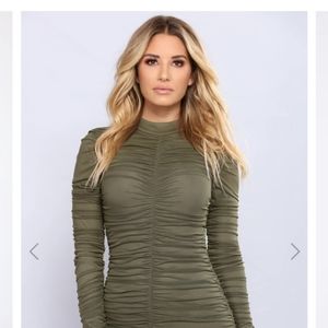 Ruched minidress Fashionova